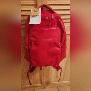 Calpak - Terra Laptop Backpack In Red.